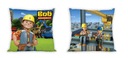 Bavlnená obliečka na vankúš 40x40 Bob the Builder 2211 Bob