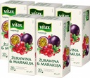 Vitax ovocný čaj brusnica a mučenka 20t x5