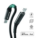 Crong Armor Link - MFi USB-C / Lightning kábel v o