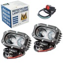 HALOGEN LED 8000lm lampy reflektory KOMPLET V40SW