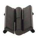 1PC Black Flat Wing Hinge Black for