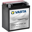 BATÉRIA VARTA YTX16-BS TX16-BS 12V 14Ah 210A L+ Powersports