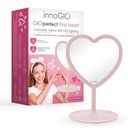 InnoGIO GIOperfect Pink Heart LED kozmetické zrkadlo