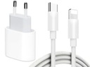 Apple USB Type C Charger Cube Fast White 20W + 1M KÁBEL PRE IPHONE