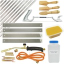 TINING kit Plechovka 10s Pasta 1kg Voskové špachtle Hebel Raps BURNER