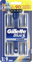 Gillette Blue 3 Hybrid Machine + 9 kaziet