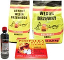 Grilovacia súprava - Briketa + uhlie 2 kg + tekuté a kockové podpaľovanie