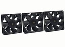 3x VENTILÁTOR RÝPADLA 120mm 6000RPM BTC ETH