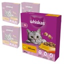 Whiskas Senior 4x800g Suché krmivo pre staršie mačky s kuracím mäsom