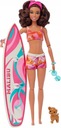 Barbie Surfer Brunette + pes HPL69