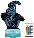 SPIDERMAN AVENGERS COLOR 3D LED SVETLO + USB DIAĽKOVÉ OVLÁDANIE