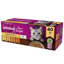 WHISKAS Hydinové pochúťky v želé 40x85g