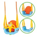 WOOPIE 3v1 Bucket Swing Seat Rovné stúpajúce závesné modré