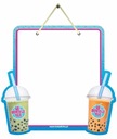 BUBBLE TEA cenník reklamná tabuľa 35x30cm