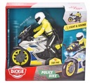 SOS POLICAJNÁ MOTORKA 17CM, DICKIE TOYS