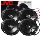 JVC DVOJSMERNÉ REPRODUKTORY 4 KS PRE AUDI A6 C5 PREDNÉ + ZADNÉ ADAPTÉRY