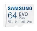 Pamäťová karta Samsung EVO Plus 64GB microSDXC 130MB/s UHS-I U1 A1 + adaptér