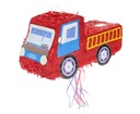 Narodeniny Piñata Firetruck Fireman Birthday