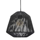 STROPNÉ SVIETIDLO DEKORATÍVNE ČIERNE ODTIIEŇOVÉ BOHO LAMPA