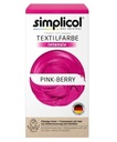 NEMECKÉ farbivo Simplicol na farbenie odevov PINK-BERRY PINK