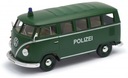 WELLY Model 1963 VOLKSWAGEN T1 BUS POLIZEI 1:24