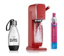 SodaStream ART RED saturátor + MOB FĽAŠA 0,5L