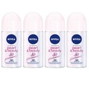 NIVEA Antiperspirant Pearl&Beauty 4*50ml