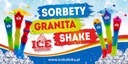 Očko banner - reklama na sorbety, granita shake, sorbátovú kašu