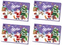 Milka adventný kalendár 200g čokoládky na Vianoce x 4 kusy