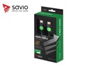 Kábel SAVIO GCL-06 (HDMI M - HDMI M; 3m; čierno-zelený)