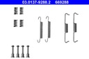 ATE 03.0137-9288.2 Súprava príslušenstva, brzdové čeľuste