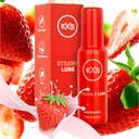 EXS STRAWBERRY intímny gél 100 ml ústny jahodový lubrikant na vodnej báze