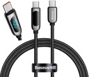 Kábel Baseus USB-C QC s dĺžkou 1 m s MERAČOM PRÚDU