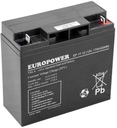 BATÉRIA AGM VRLA EUROPOWER EP 12V 17Ah EP17-12 EP17 ALARM UPS