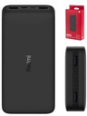 POWERBANK XIAOMI MI REDMI 20000 MAH 18W ČIERNA LED RÝCHLO NABÍJANIE