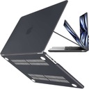 Puzdro pre MacBook Air 15 2023 (A2941), Matný kryt puzdra Ochranný kryt čierny