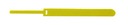 Suchý zips T-Straps 20x150 mm - žltý