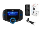 FM BLUETOOTH VYSIELAČ 2xUSB QC 2,4A AUX SD DIAĽKOVÝ