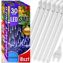 METEOROVÉ LED LAMPY SNEH PADAJÚCI CILS VIANOČNÉ OSVETLENIE 30 CM IP44