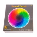 KRUHÉ PUZZLE 1000ks. Paleta farieb RAINBOW