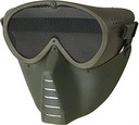 Ochranná maska ​​na airsoft sieťku - zelená