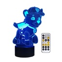 3D NOČNÁ LAMPA PAW PATROL ROCKY 2 DARČEK NA DIAĽKU