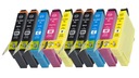 10x ATRAMENT PRE EPSON T1631-T1634 WF-2630WF WF-2750DWF