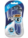 Holiaci strojček BiC Flex 3 - blister po 6