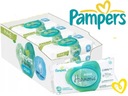 12x vlhčené obrúsky Pampers Harmonie Pure Aqua 12 x 48 ks.