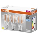 OSRAM FILAMENT LED žiarovka E27 7,5W = 75W 4000K x3