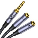 TOPK MINI JACK SPLITTER 3,5MM AUX ADAPTÉR OFC