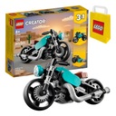 LEGO Creator 3 v 1 - Vintage motocykel, bicykel alebo dragster (31135) + taška