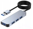 ADAPTÉROVÝ HUB ADAPTÉR 4v1 USB-A 4x USB 3.0 1,2m