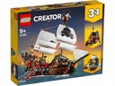 LEGO Creator Pirátska loď Piráti 3v1 31109